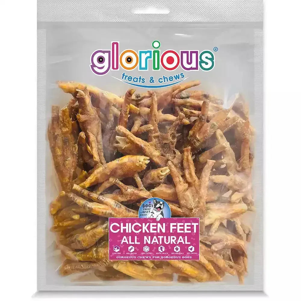Premium Chicken Feet Dog Treats for your beloved pet! Natural, healthy, and flavorful, they're perfect for training rewards and suitable for all dogs, offering a variety of delightful flavors.