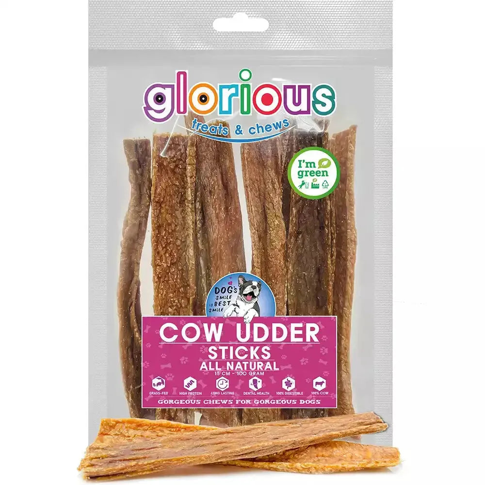 Discover the nutritional Premium Cow Udder Dog Treats! These protein-rich, low-fat treats are perfect for training and improving dental health, suitable for all dog breeds and ages, and free from artificial additives.