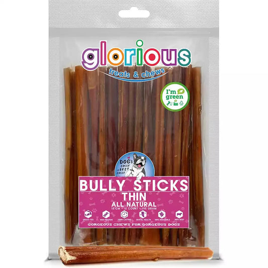 Discover joy in every bite with Thin Pizzles! These slim, protein-rich treats are specially crafted for small dogs and puppies, promoting safe chewing and dental health with natural ingredients.