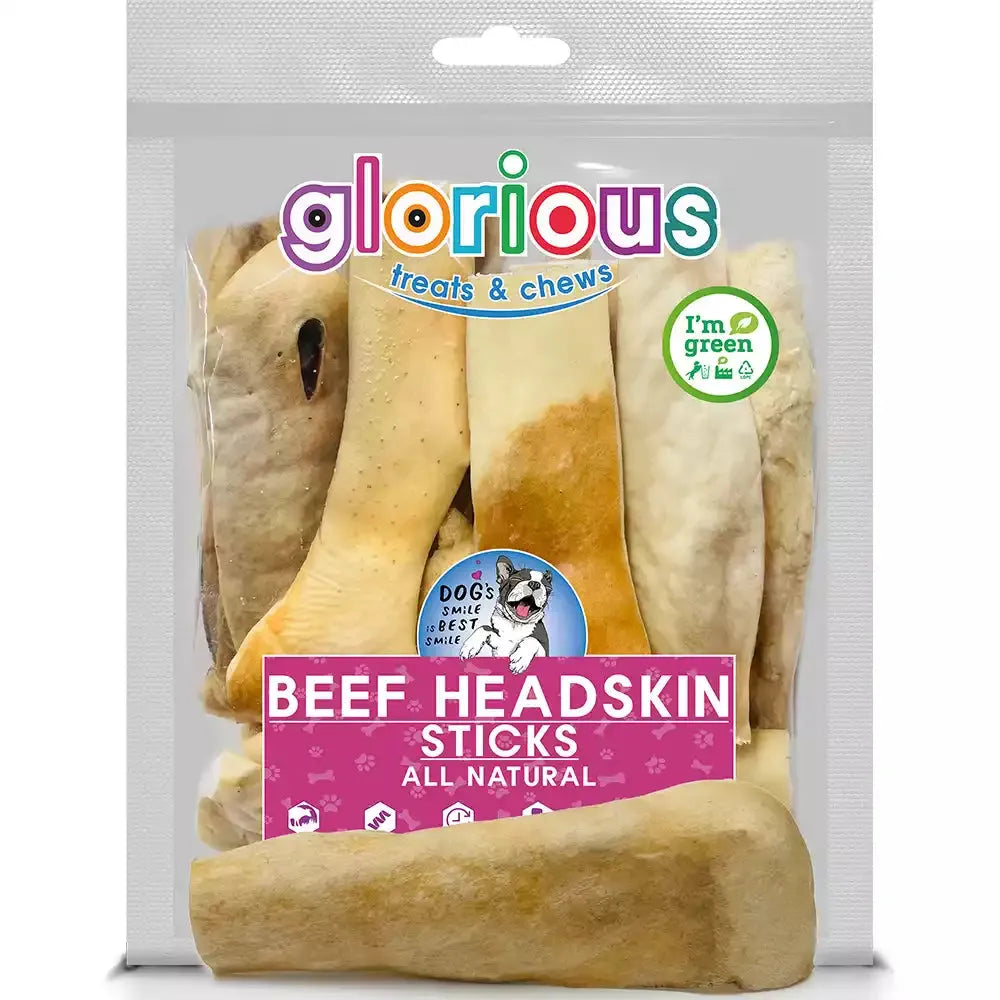 Premium Beef Sticks Perfect Beef Scalp Treats for Dogs Glorious Treats and Chews