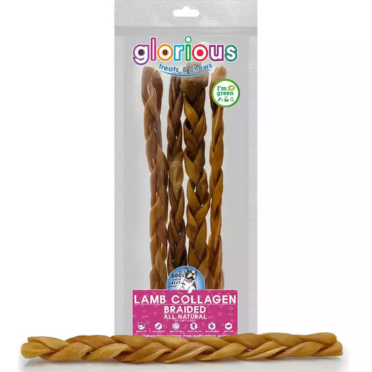 Introducing Single-Ingredient Lamb Dog Chews - a natural, healthy, high-protein treat for dogs of all sizes! These chews support dental health and are perfect for training, making them the ideal reward for positive behavior.