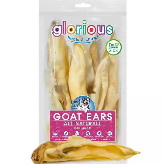 Explore our goat ears for dogs, a natural, single-ingredient treat designed for extended chewing. Supports dental health, provides essential proteins, and ensures easy digestion for puppies and medium dogs.