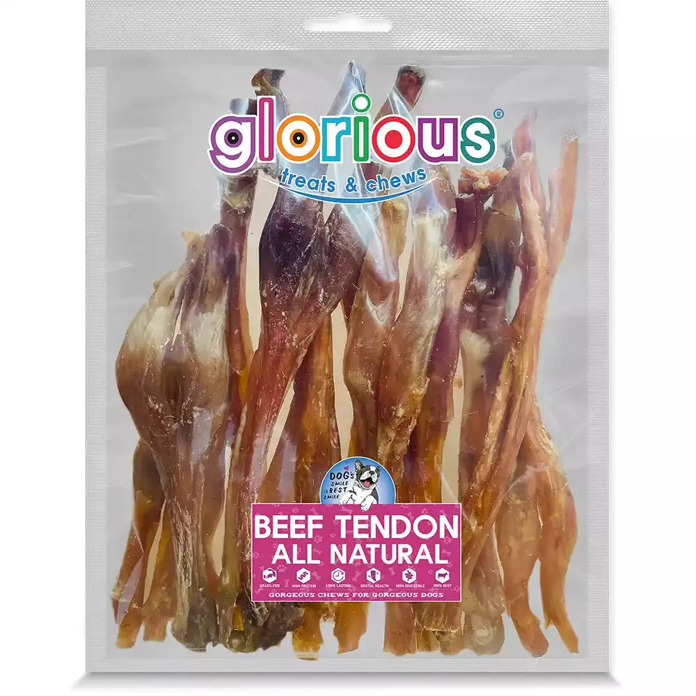 Explore Premium Beef Tendon Chews for Dogs! A delicious, low-fat, and 100% natural alternative to ostrich tendons, these treats are packed with proteins and collagen, promoting health, satisfying chewing, and supporting dental health.