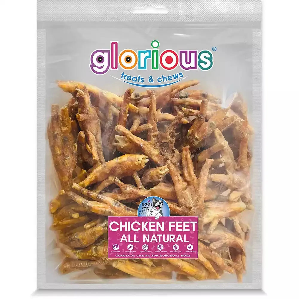 Premium Chicken Feet Dog Treats for your beloved pet! Natural, healthy, and flavorful, they're perfect for training rewards and suitable for all dogs, offering a variety of delightful flavors.